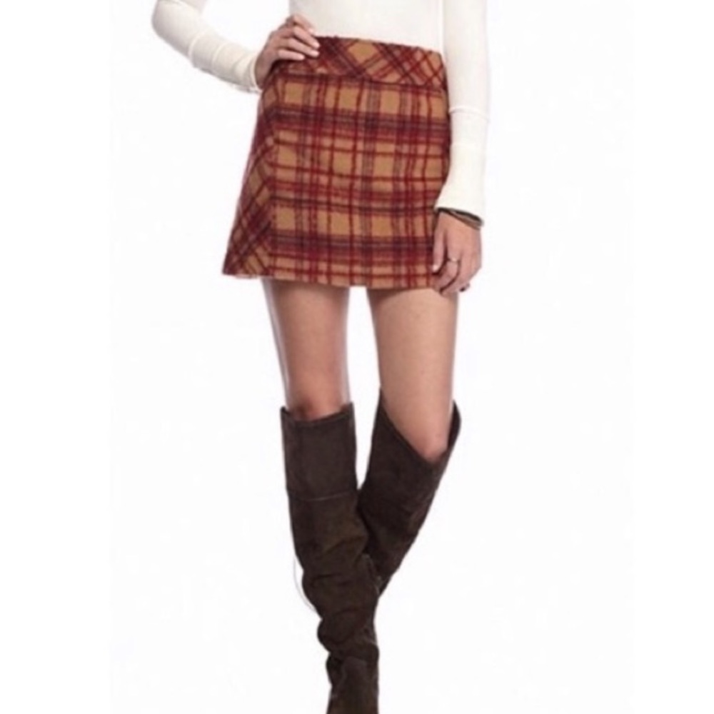 Free People Wool Skirt